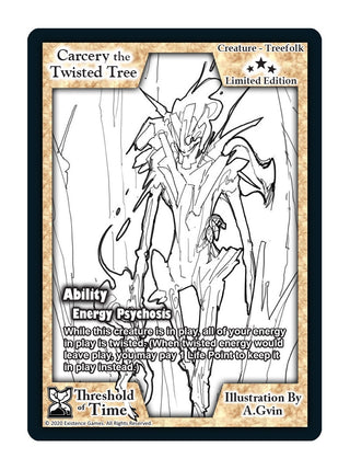 Carcery the Twisted Tree (Limited Edition) [LESC] - Exodus TCG Single