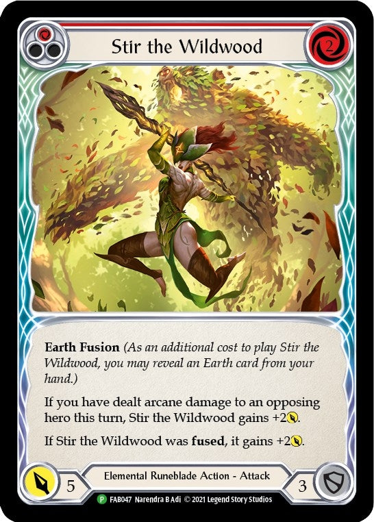 Stir the Wildwood - FAB047 (Alternate Art) (47) [PR] - Flesh and Blood TCG Single