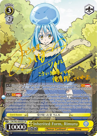 Inherited Form Rimuru (SP) (82003) [TSK/S82] - Weiss Schwarz Single