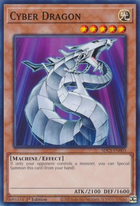 Cyber Dragon (3) (SDCS) - YuGiOh Single