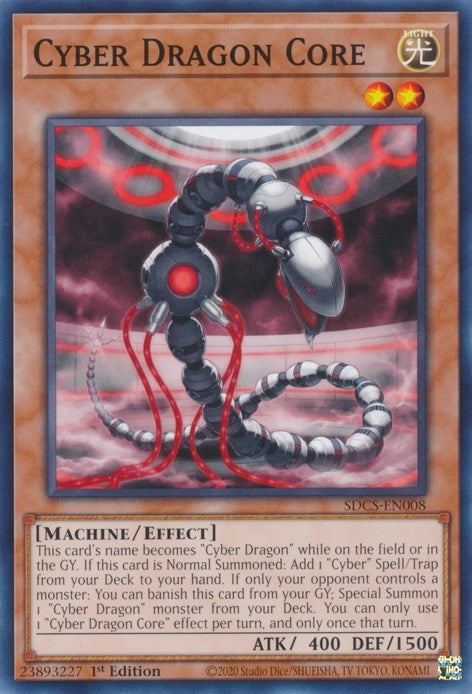 Cyber Dragon Core (8) (SDCS) - YuGiOh Single