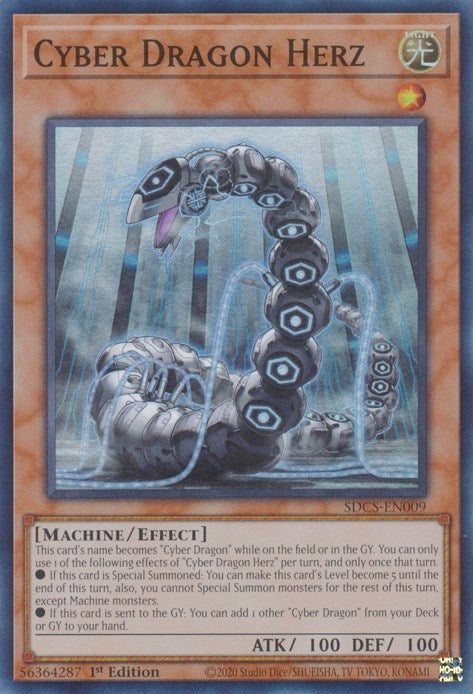 Cyber Dragon Herz (9) (SDCS) - YuGiOh Single