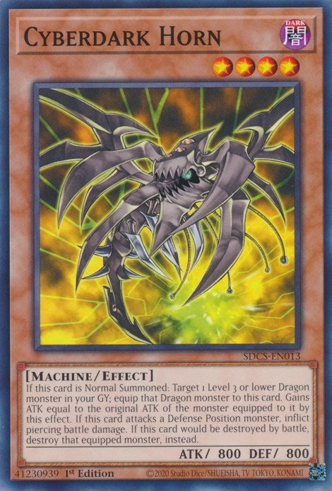 Cyberdark Horn (13) (SDCS) - YuGiOh Single