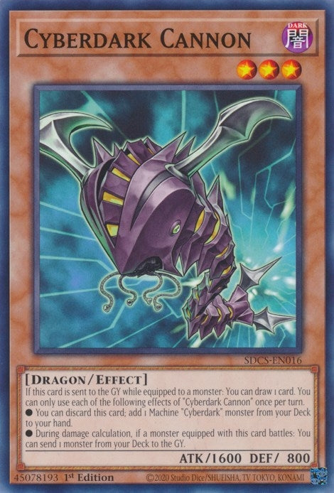 Cyberdark Cannon (16) (SDCS) - YuGiOh Single