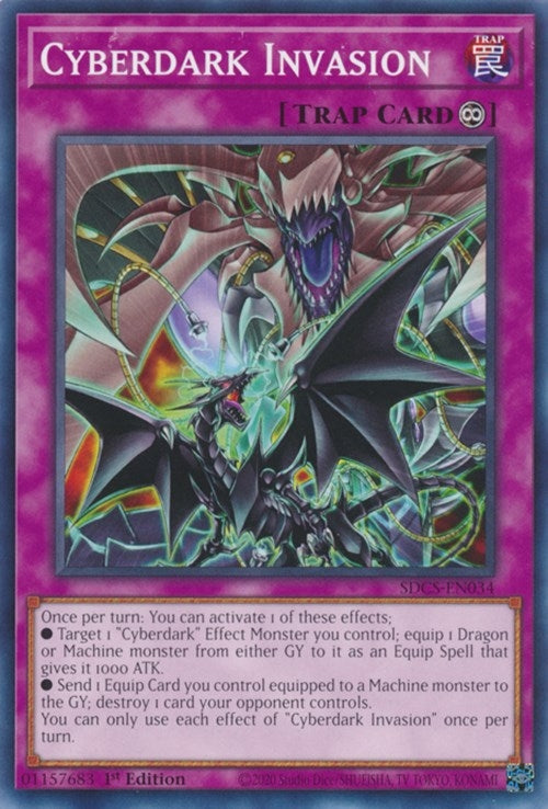 Cyberdark Invasion (34) (SDCS) - YuGiOh Single