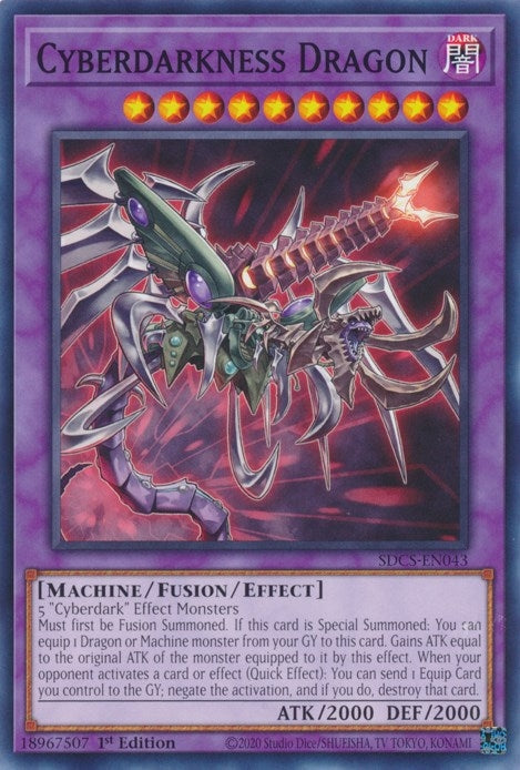 Cyberdarkness Dragon (43) (SDCS) - YuGiOh Single