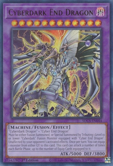Cyberdark End Dragon (44) (SDCS) - YuGiOh Single