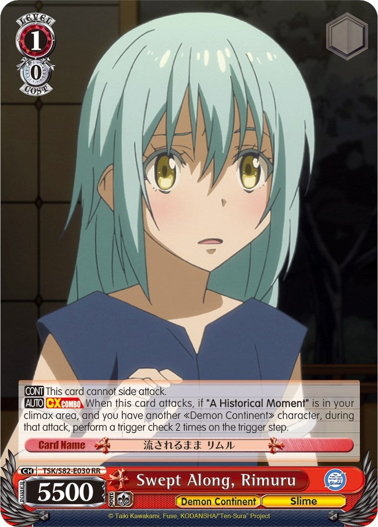 Swept Along Rimuru (82030) [TSK/S82] - Weiss Schwarz Single