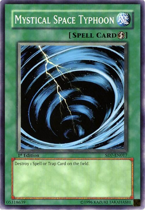 Mystical Space Typhoon (7017) - YuGiOh Single