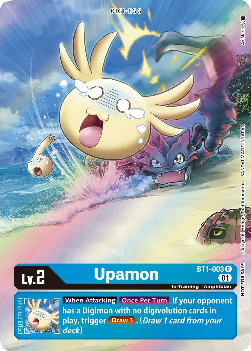 Upamon (1-Year Anniversary Box Topper) (1003) [BT01-03] - Digimon Card Game Single