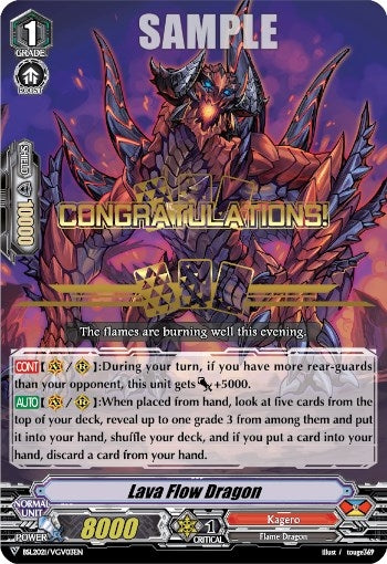 Lava Flow Dragon (Hot Stamped) (202103) [EVENT] - Cardfight Vanguard Single