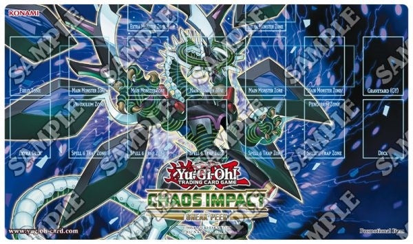 Yu-Gi-Oh! Chaos Impact Sneak Peek Promo Game Mat - Firewall Dragon Darkfluid - Playmats Sealed