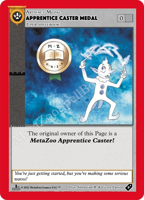 Apprentice Caster Medal (MEDALS) - MetaZoo Single