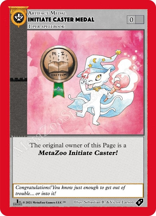 Initiate Caster Medal (MEDALS) - MetaZoo Single