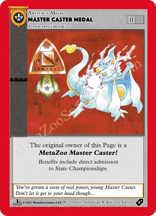 Master Caster Medal (MEDALS) - MetaZoo Single