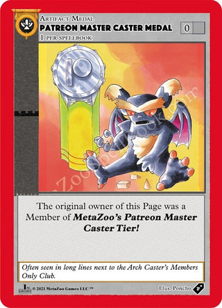 Patreon Master Caster Medal (MEDALS) - MetaZoo Single