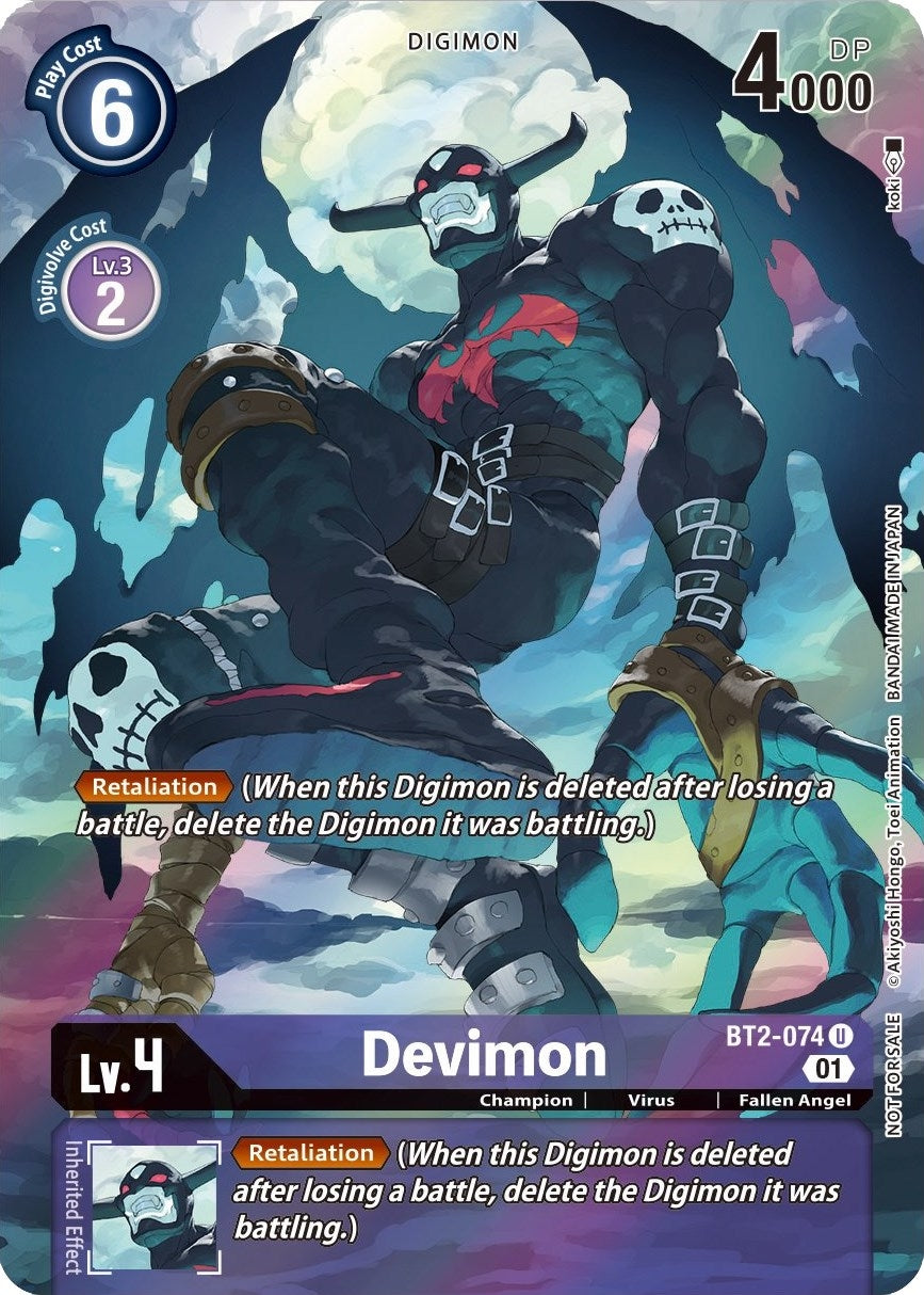 Devimon (1-Year Anniversary Box Topper) (2074) [BT01-03] - Digimon Card Game Single