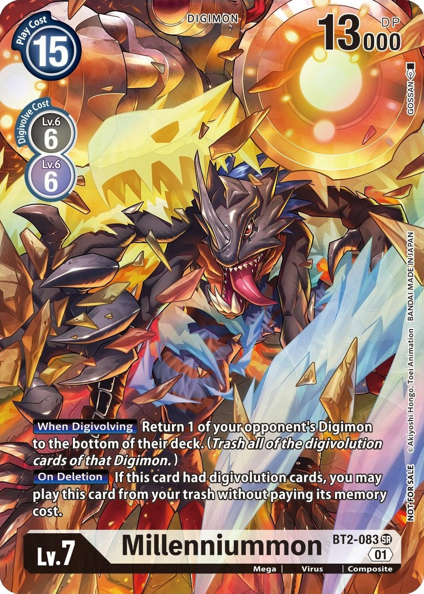 Millenniummon (1-Year Anniversary Box Topper) (2083) [BT01-03] - Digimon Card Game Single