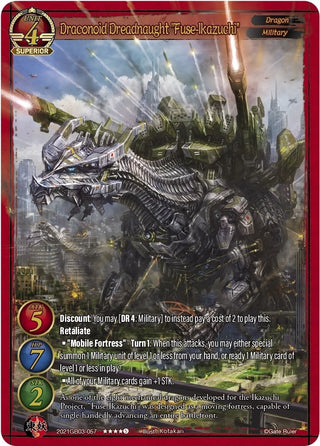 Draconoid Dreadnaught ’Fuse-Ikazuchi’ (2021) [GB03] - Gate Ruler Single