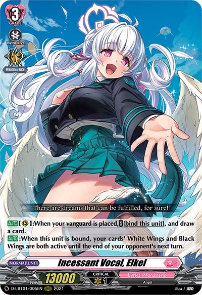 Incessant Vocal Elkel (1005) [D-LBT01] - Cardfight Vanguard Single