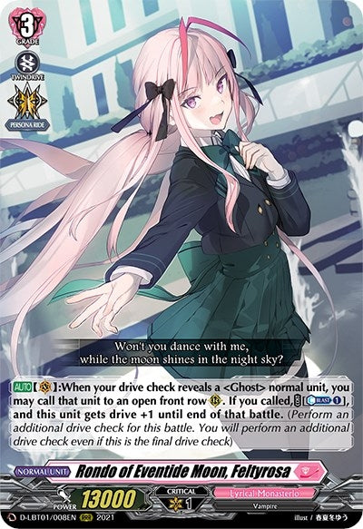 Rondo of Eventide Moon Feltyrosa (1008) [D-LBT01] - Cardfight Vanguard Single