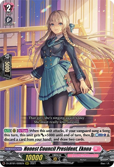 Honest Council President Eknoa (1009) [D-LBT01] - Cardfight Vanguard Single