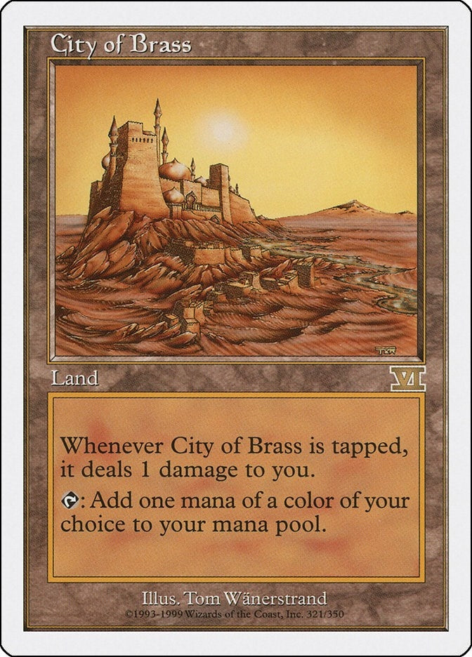 City of Brass (321) [6ED] - MTG Single