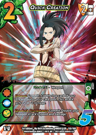 Quick Creation (XR) (110) [MHA] - UniVersus Single