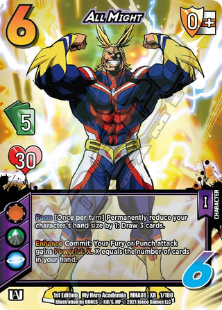 All Might (XR) (1) [MHA] - UniVersus Single