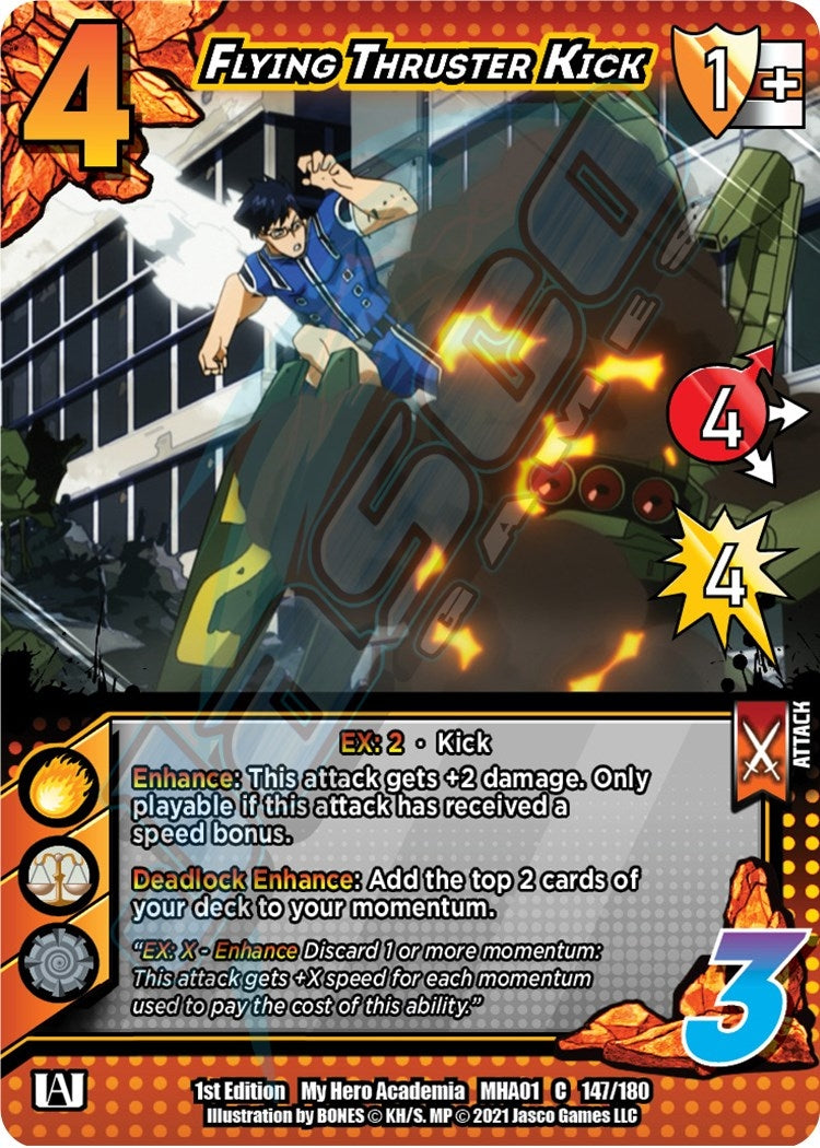 Flying Thruster Kick (147) [MHA] - UniVersus Single