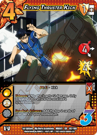 Flying Thruster Kick (XR) (147) [MHA] - UniVersus Single