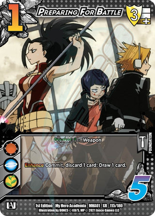 Preparing for Battle (XR) (115) [MHA] - UniVersus Single