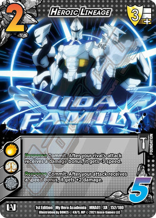 Heroic Lineage (XR) (152) [MHA] - UniVersus Single