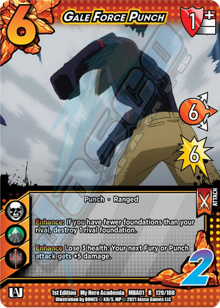 Gale Force Punch (120) [MHA] - UniVersus Single