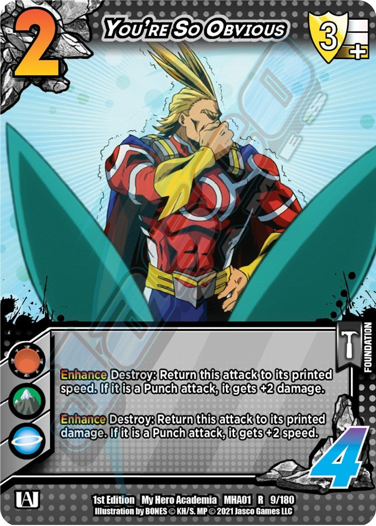 You’re So Obvious (9) [MHA] - UniVersus Single