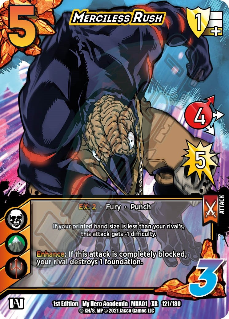 Merciless Rush (XR) (121) [MHA] - UniVersus Single