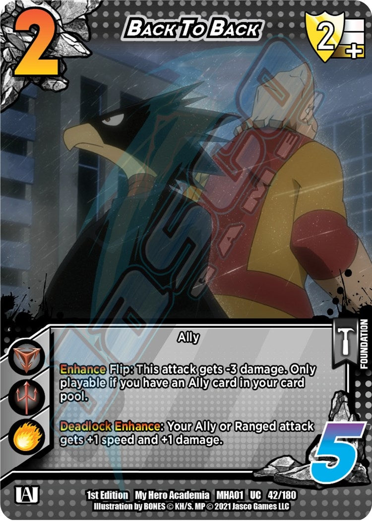 Back to Back (42) [MHA] - UniVersus Single