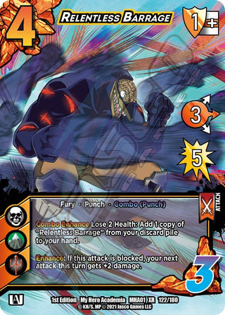 Relentless Barrage (XR) (122) [MHA] - UniVersus Single