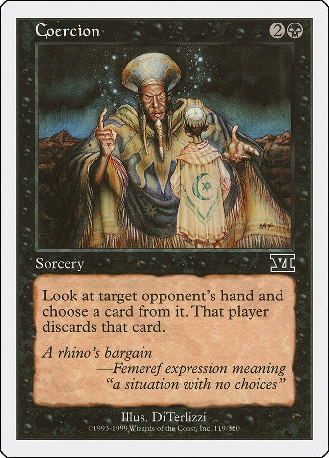 Coercion (119) [6ED] - MTG Single