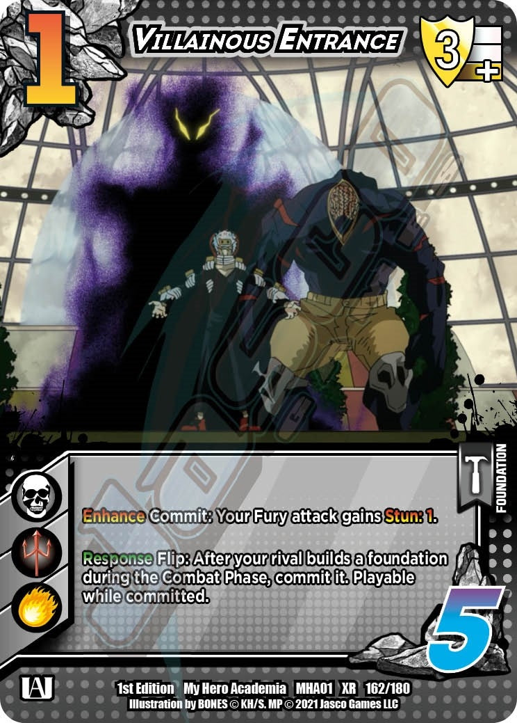 Villainous Entrance (XR) (162) [MHA] - UniVersus Single