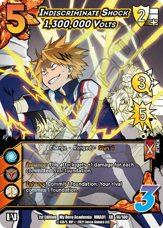 Indiscriminate Shock 1,300,000 Volts (XR) (14) [MHA] - UniVersus Single