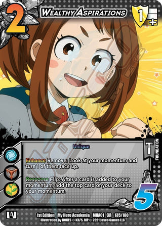 Wealthy Aspirations (XR) (135) [MHA] - UniVersus Single