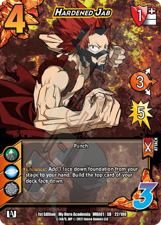 Hardened Jab (XR) (22) [MHA] - UniVersus Single