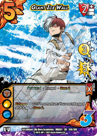 Giant Ice Wall (XR) (138) [MHA] - UniVersus Single