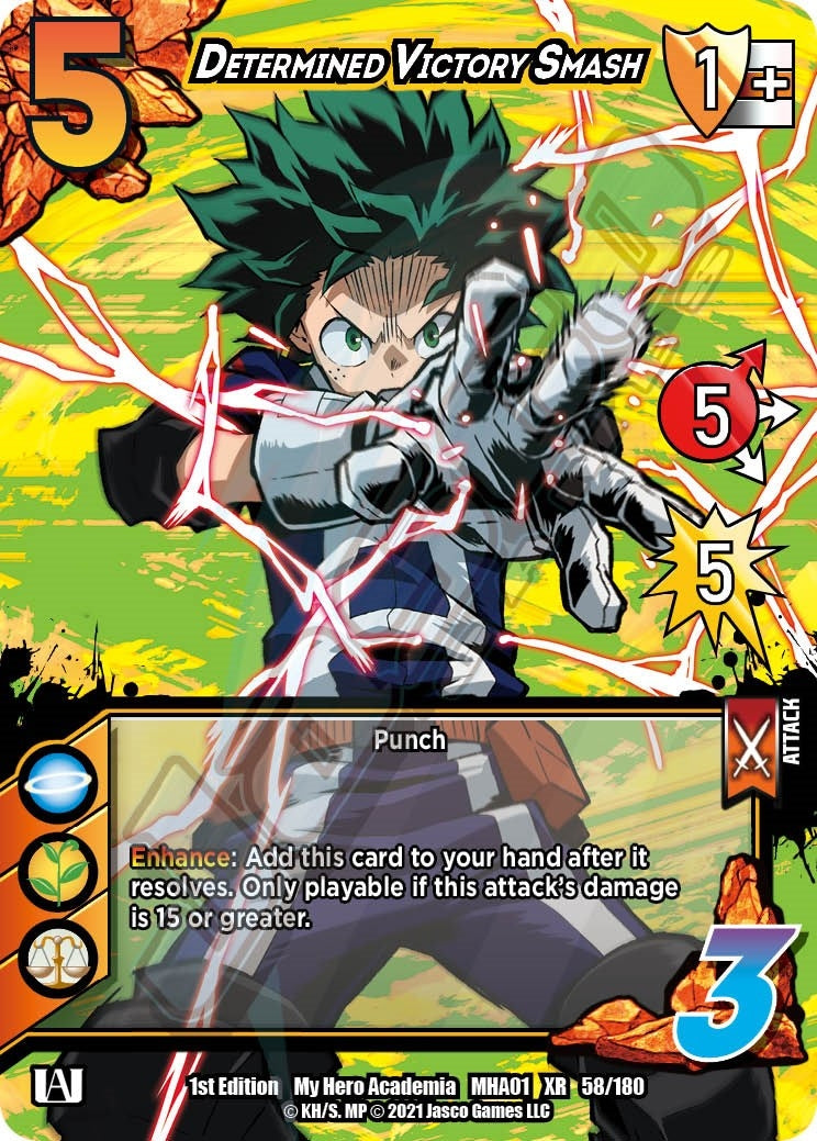 Determined Victory Smash (XR) (58) [MHA] - UniVersus Single