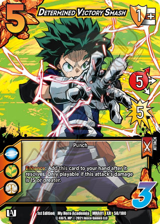 Determined Victory Smash (XR) (58) [MHA] - UniVersus Single