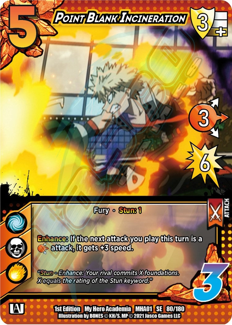 Point Blank Incineration (80) [MHA] - UniVersus Single