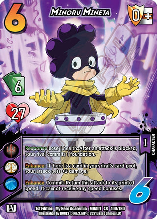 Minoru Mineta (XR) (100) [MHA] - UniVersus Single