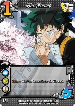 Note Taking (XR) (67) [MHA] - UniVersus Single