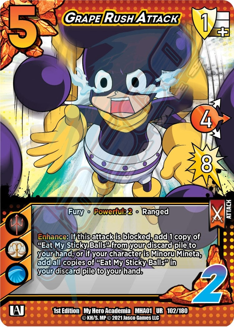 Grape Rush Attack (102) [MHA] - UniVersus Single